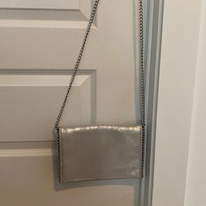 Silver clutch!